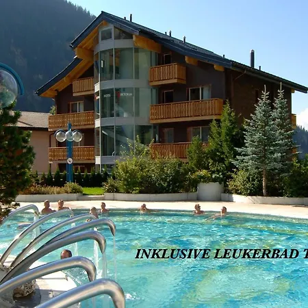 ホテル Viktoria-leukerbad-therme ロイカーバード